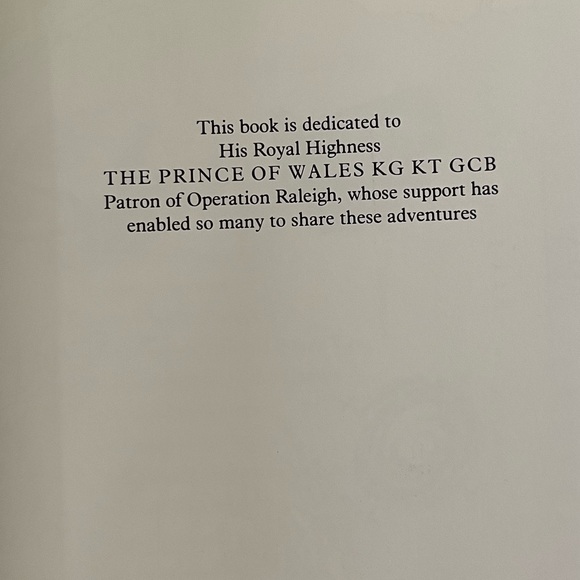 Operation Raleigh Adventure Challenge November 1984 Prince Charles SC book - Picture 3 of 8